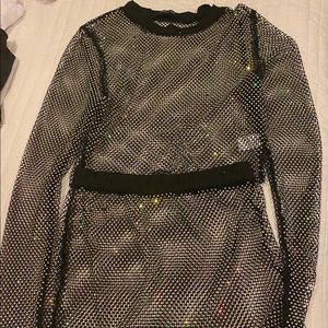 Rihnestone set from miss Lola only worn once to a festival in good condition